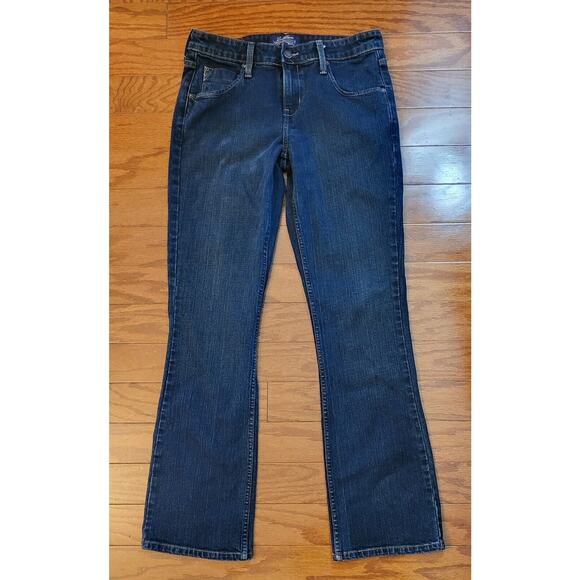 Levi Strauss Women’s Signature Bootcut Blue Misses Size 4 Denim Jeans - Picture 12 of 14